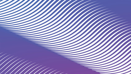 Purple Blue Stripes Curve Line Abstract Background for Modern Digital Art and Web Design