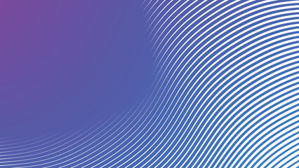 Purple Blue Stripes Curve Line Abstract Background for Modern Digital Art and Web Design