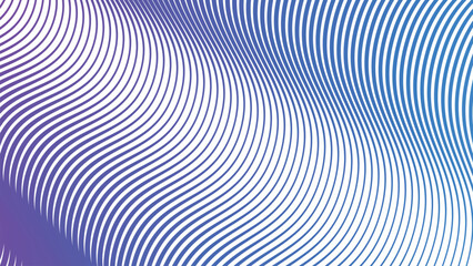 Purple Blue Stripes Curve Line Abstract Background for Modern Digital Art and Web Design