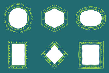 Decorative Hand Drawn Border Set