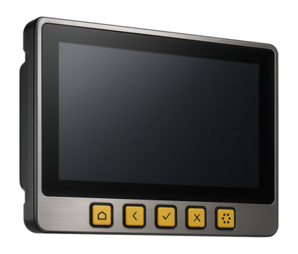 10-inch touchscreen operator panel with a wide temperature range for a steel mill