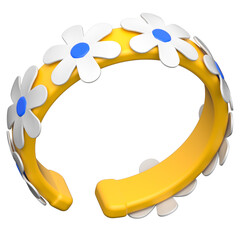 Bangle  3D icon on transparent background