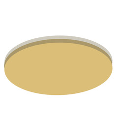 Wide Wooden Oval Disc PNG Transparent Rustic Craft Label