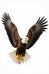 Obraz premium ** Majestic Bald Eagle in Flight