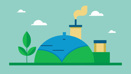 minimal bio energy plant eco background