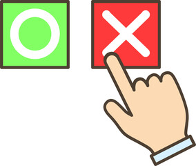 클릭하는 손가락