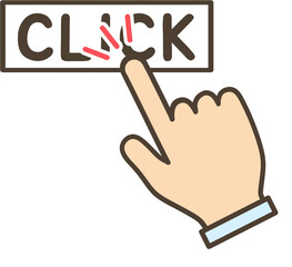 클릭하는 손가락