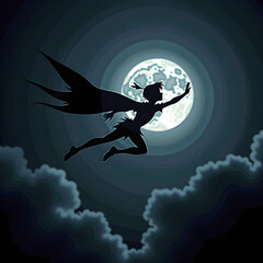 Peter Pan silhouette