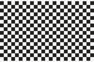Seamless Black and White Checkerboard Background Pattern