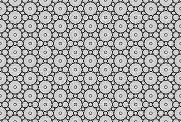 Seamless Fabric Tile Decoration Cloth Digital Texture Endless Perspective Shape Art Wallpaper Fashion Background Symmetric Visual Luxury Interior Geometric Textile Graphic Design Template Pattern.