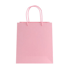 Chic pink shopping bag for retail, gifts, and promotions with modern clean design