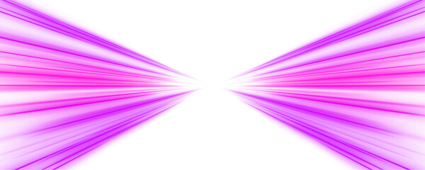 Abstract neon streaks of light travel diagonally across a dark background. The glowing effect suggests high-speed data or futuristic communication. Suitable for sci-fi visuals, tech ads. PNG