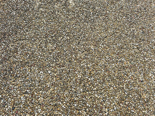 地面の砂利