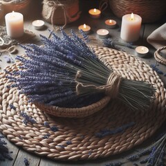 Woven Rug Relaxed Focus Texture