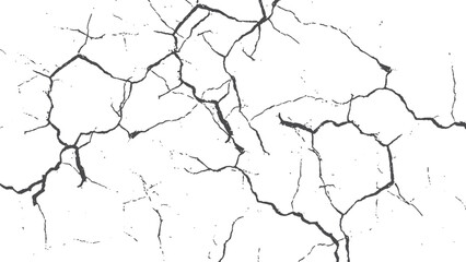 Granite abstract cracked lightning background texture. White plaster cracked old wall vintage design. 
