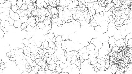 Distressed cracked plaster wall vintage background. White grey marble cracked wall surface texture. 