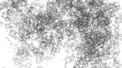 Retro engraving halftone dots and lines texture. Abstract halftone black and white grunge background. 