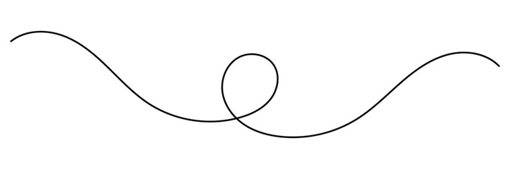 Obraz premium Curve wave seamless pattern. Wavy line with flowing curves. Squiggle line. Abstract hand drawn curve swirl and wave line design. Vector illustration.