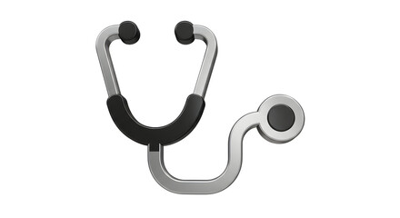 Stethoscope Isolated Medical Device for Healthcare Examination