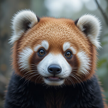 Close up the Only Brown Panda in this World, Qi Zai