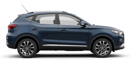 Dark blue SUV profile