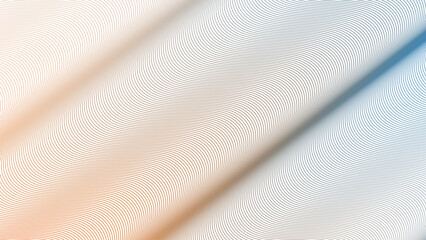 Orange Blue Stripes Curve Line Abstract Background for Modern Digital Design and Creative Poster