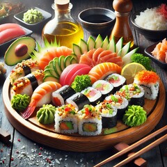 Sushi A fish or vegetables