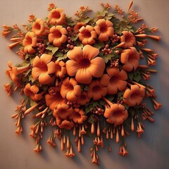 Tangerine trumpet their orange intense