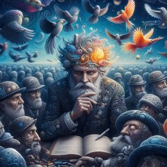 The caps of the story