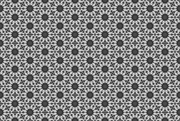 Seamless Fabric Tile Decoration Cloth Digital Texture Endless Perspective Shape Art Wallpaper Fashion Background Symmetric Visual Luxury Interior Geometric Textile Graphic Design Template Pattern.