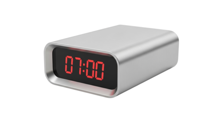 Modern digital alarm clock image