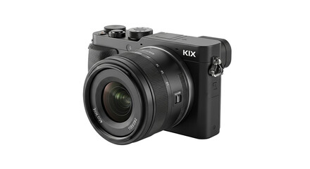 Modern digital camera product image