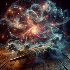 Quantum Smoke resembling quantum particles