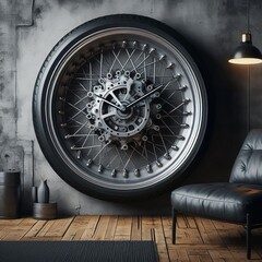 The wheel’s modern interiors