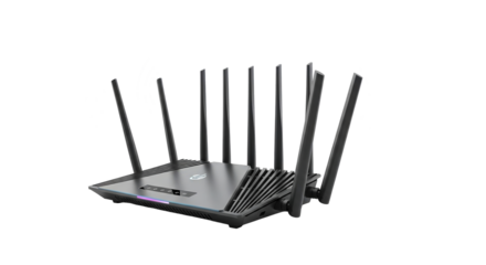 Modern wireless router technology device