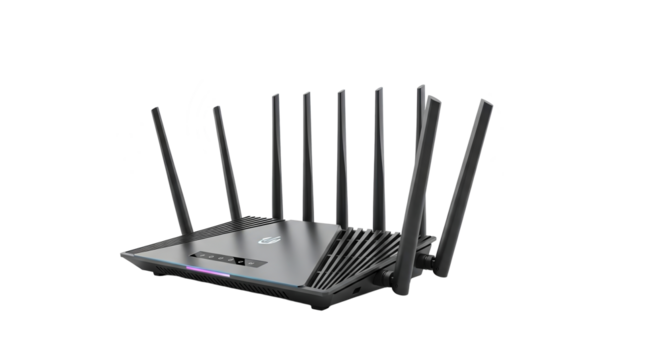 Modern wireless router technology device