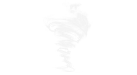 PNG abstract tornado vortex with bright twisting wind, glowing radiant stream, swirling particles,...