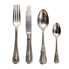Antique Silver Cutlery Set