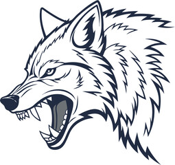 wolf head icon