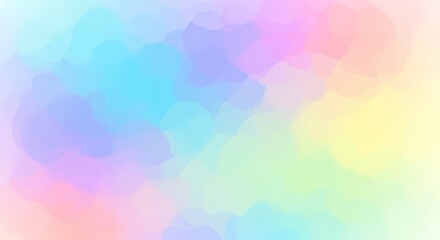 Pastel Watercolor Abstract Background with Soft Blended Colors a