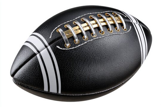 Dynamic rugby ball ready for action on the field under bright stadium lights during a thrilling match at twilight