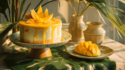 Mango Chiffon Cake