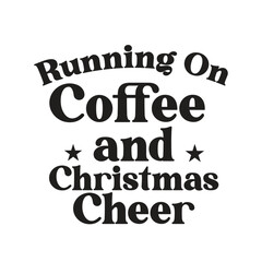 running on coffee and christmas cheer
