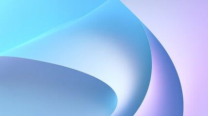 Abstract Blue Geometric Pattern on White Background