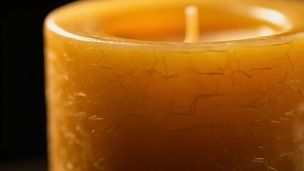 Textured Orange Candle - Powered by Adobe