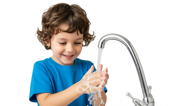 Little Kid Washing Hands
 - Powered by Adobe