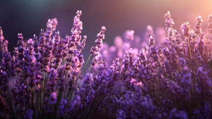 Obraz premium field of lavender. Selective focus.