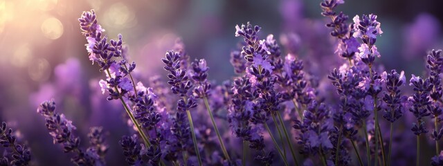 Fototapeta premium field of lavender. Selective focus.