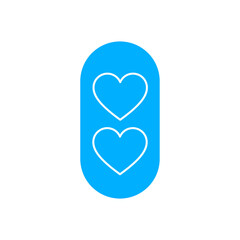 heart icon vector illustration