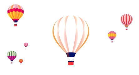 Naklejka premium hot air balloon illustration, balloon flight vector, colorful balloon graphic, air balloon silhouette, vintage hot air balloon, sky travel balloon, balloon adventure vector, floating balloon design, a